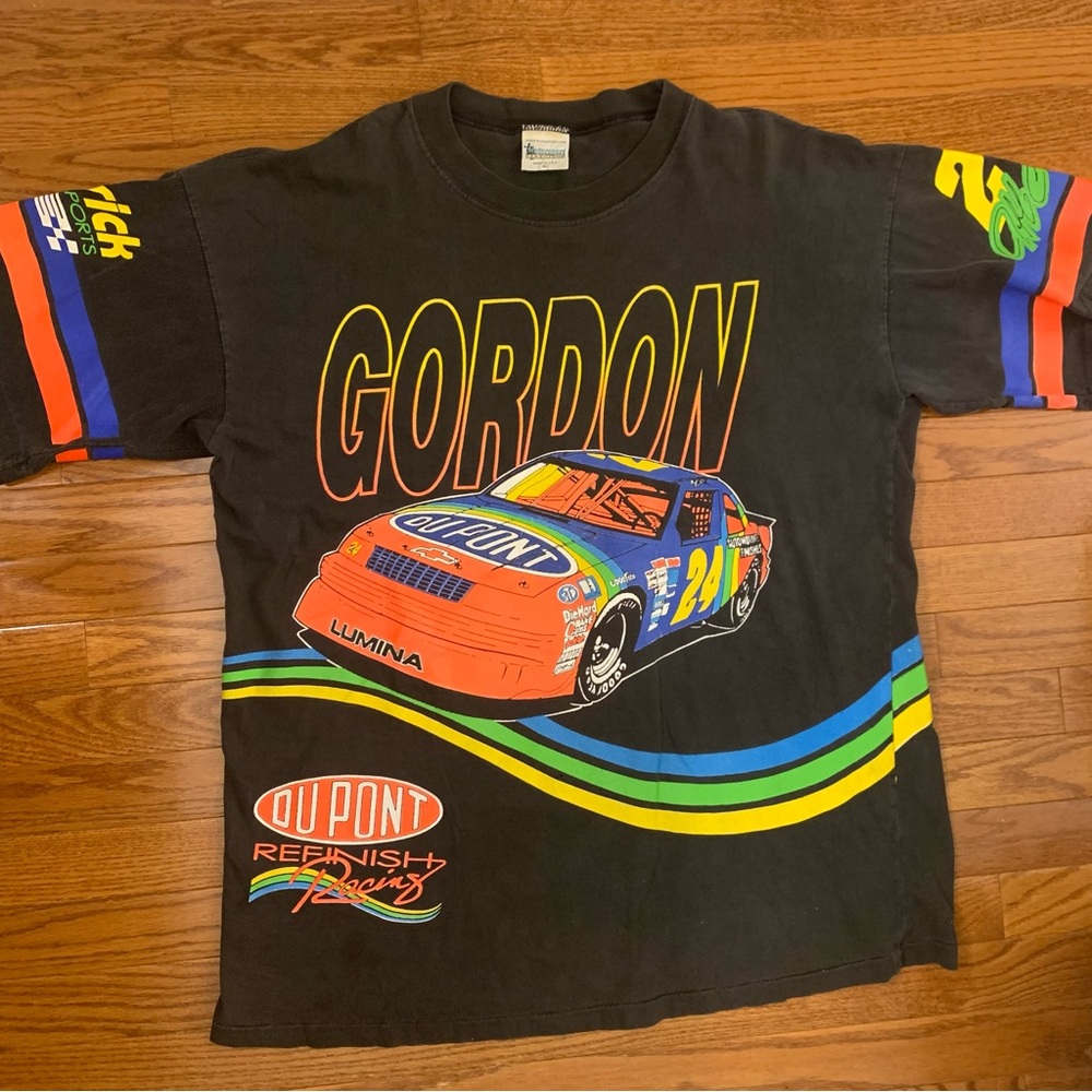 Vintage 1993 MotorSport Traditions Jeff Gordan “Hanging it out!” T shirt Size XL